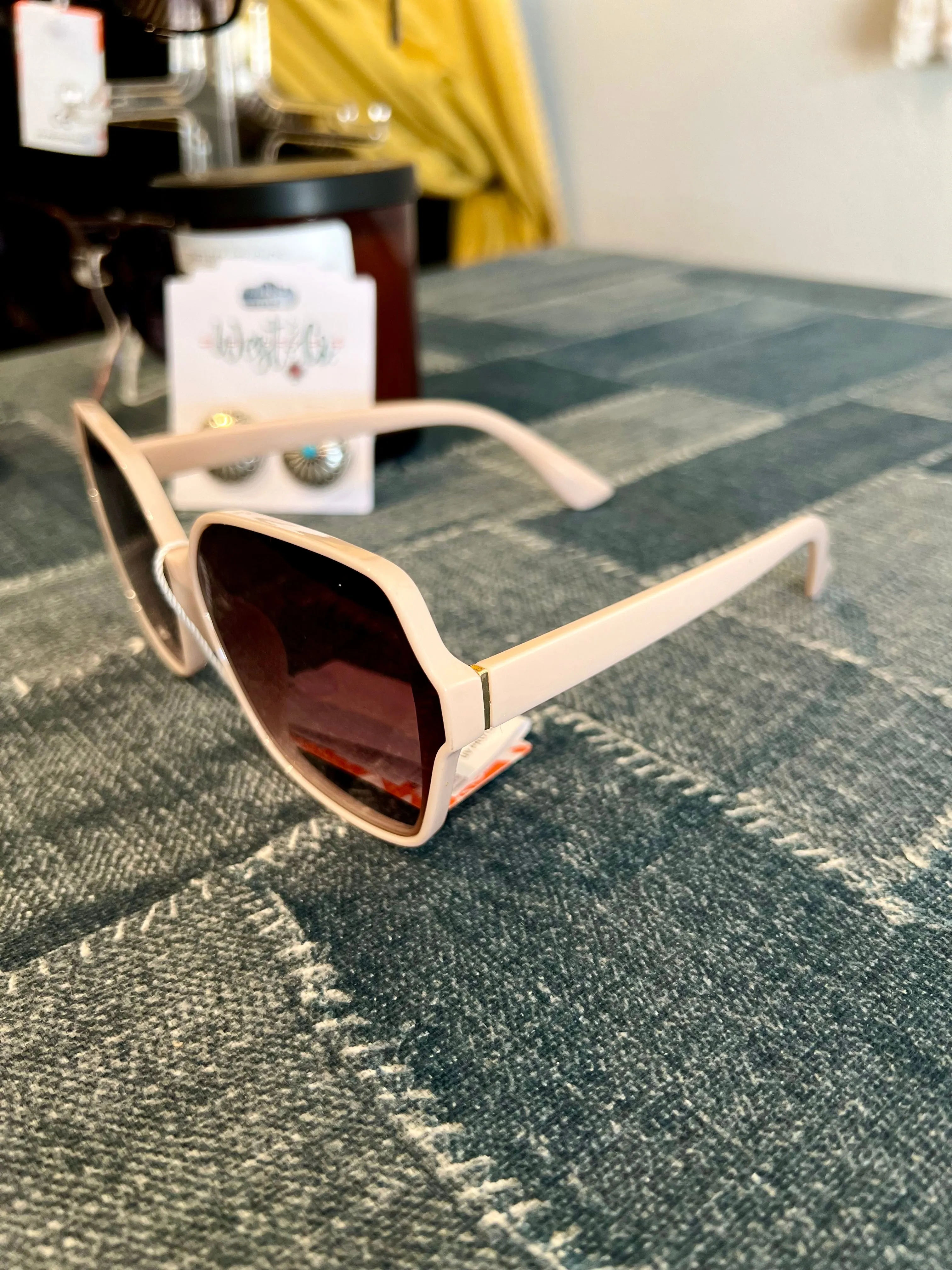 Solid Basic Square Sunglasses