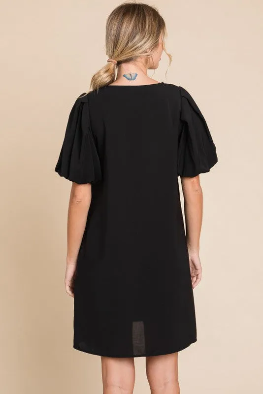 Solid Dress with Pockets