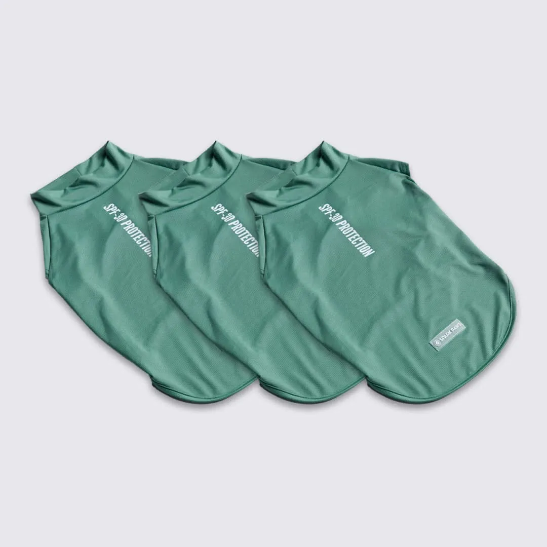 Sunblock Dog T-Shirt - Dark Green
