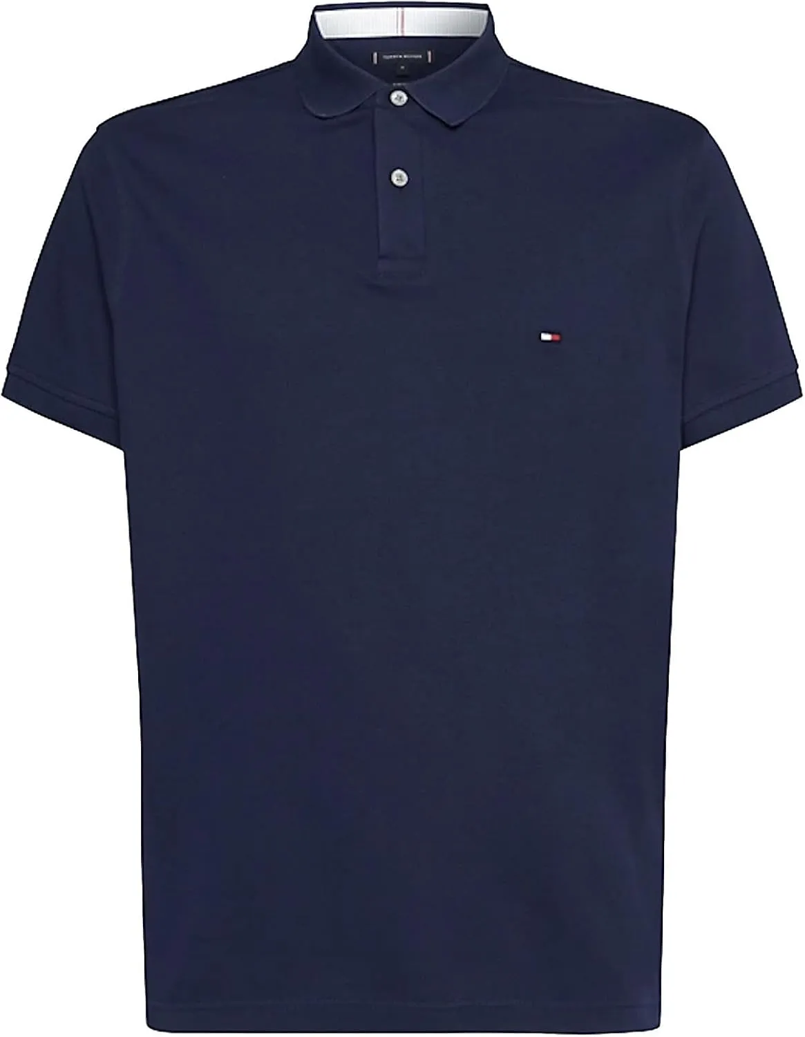 Tommy Hilfiger Men's Short Sleeve Cotton Pique Polo Shirt in Regular Fit 2024 Collection