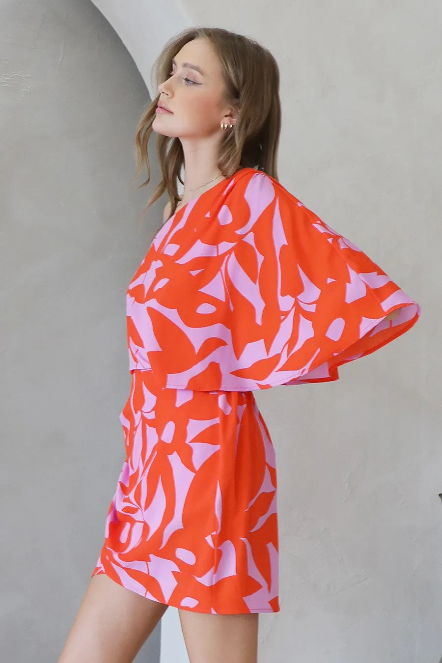Tropic One-Sleeve Dress