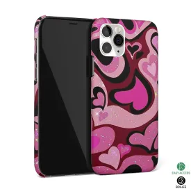 Y2K Magenta Meltdown Hearts Phone Cover | Matte Case