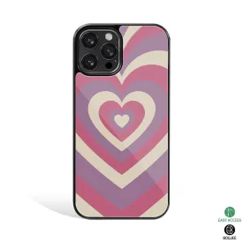 Y2K Peach Hearts Phone Cover | Glass Case