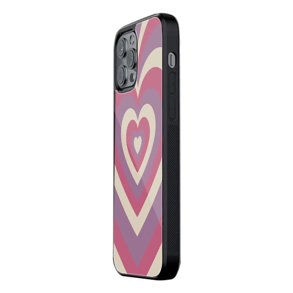 Y2K Peach Hearts Phone Cover | Glass Case
